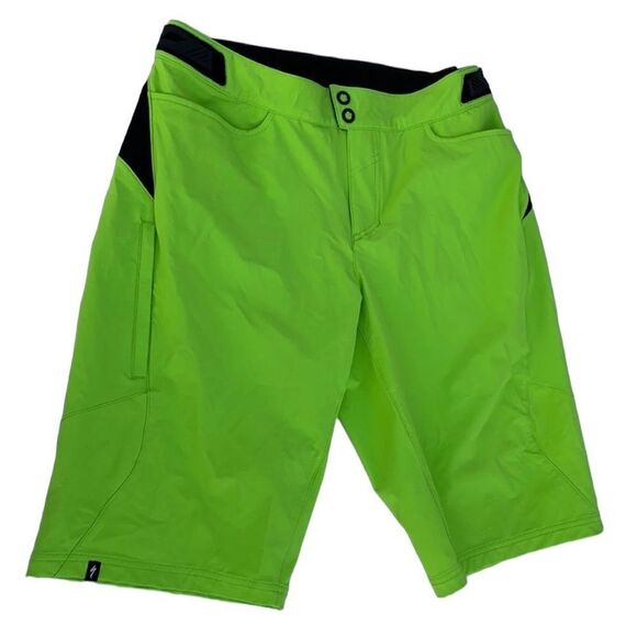 NEW men’s Enduro lime green bike shorts size 38 - Picture 1 of 10